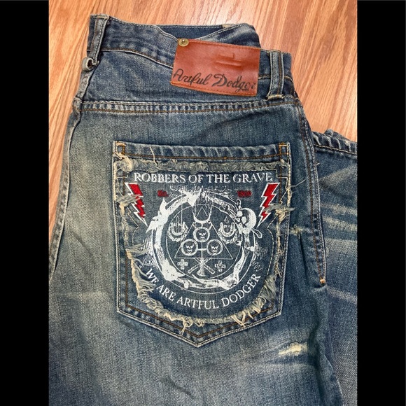 Awfaul dodgers Other - Awful dodgers men’s jean little distressed-size 32
